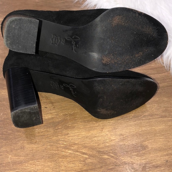 Joie size 37/6.5 Yara black suede pull on bootie - Picture 5 of 8